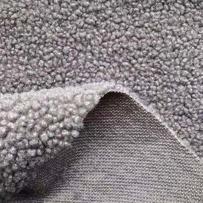 100% polyester witte nep echte sherpa pluis fleece stof voor winter accessoires