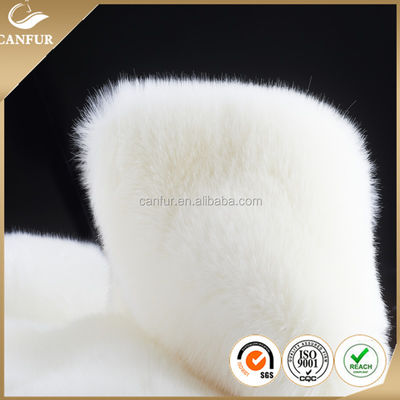 100% polyester achtergrondmateriaal vals gekleurd vosskleren luxe en comfortabel