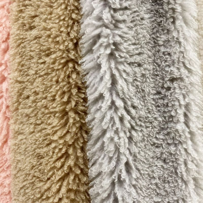 Plush Stof 100% Polyester Imitatie Wol Stof voor Kleding Min Bestelling 500 Meter