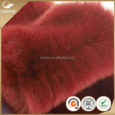 100% polyester achtergrondmateriaal vals gekleurd vosskleren luxe en comfortabel