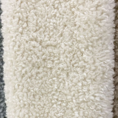 Plush Stof 100% Polyester Imitatie Wol Stof voor Kleding Min Bestelling 500 Meter