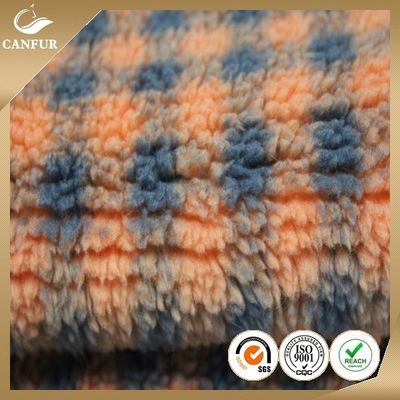 Ervaar de zachtheid en warmte van 160cm breedte 100% polyester sherpa fleece stof