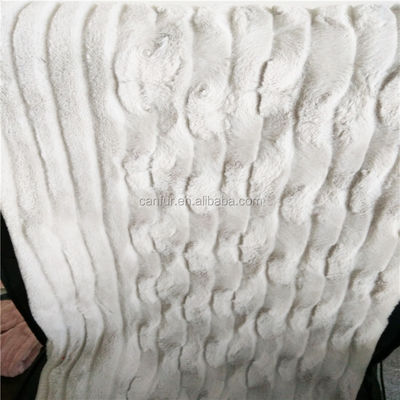 10-18mm Plie Navy Grote gewicht Snijstrook PV Plush Stof voor kleding in de marine