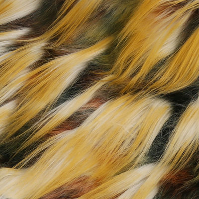 160cm 30-55mm JACQUARD Fals Fur Stof voor Kleding 500 meter Plush Gedrukt 100% Acryl