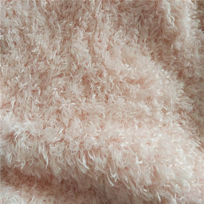 Teddy Bear Plush Stof 100% Polyester Tricot voor Home Textiel Kleding Garens Geverfd Gebreide Plain 15-20 dagen