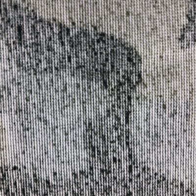 Afgedrukt konijnenvals bont voor kledingzakken 100% polyester jacquard 3 kleuren gedrukte stof
