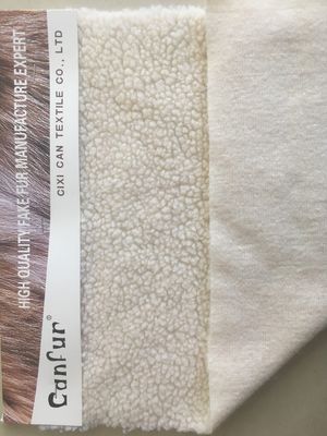 100% polyester jassen Sherpa stof voering stof met krimpbestand