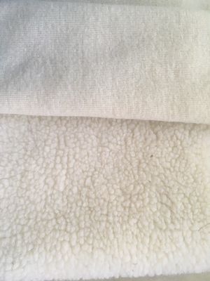 100% polyester jassen Sherpa stof voering stof met krimpbestand