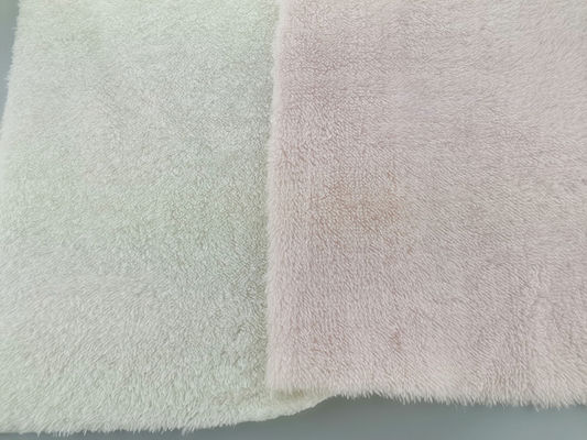 170 GSM Weft Gebreide 100% Polyester Sherpa BROG voor Kinderkleding Min Bestelling 500M
