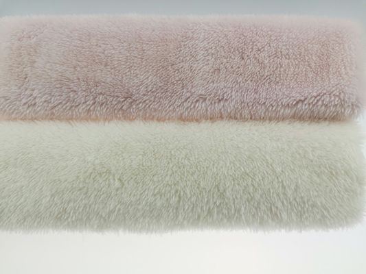 170 GSM Weft Gebreide 100% Polyester Sherpa BROG voor Kinderkleding Min Bestelling 500M