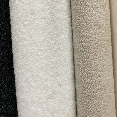 Veelzijdig 100% polyester kunstmatig lang krullend bontstof voor kledingstukken van elke kleur