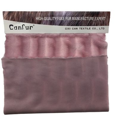 Stijlvol uiterlijk PV Plush Stof met 100% polyester garen tel volgens uw verzoek