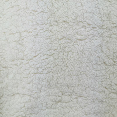 Gezellig 100% polyester Sherpa bontstof voor jasvoering of baby kleding gratis monsters