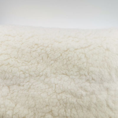 Gezellig 100% polyester Sherpa bontstof voor jasvoering of baby kleding gratis monsters