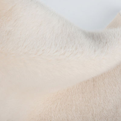 100% polyester voormateriaal Plush Faux Fur Stof voor jas Customized Design