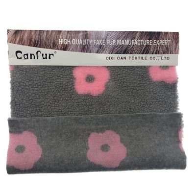 Gepersonaliseerde gebreide Jacquard Sherpa stof voor klantvereisten