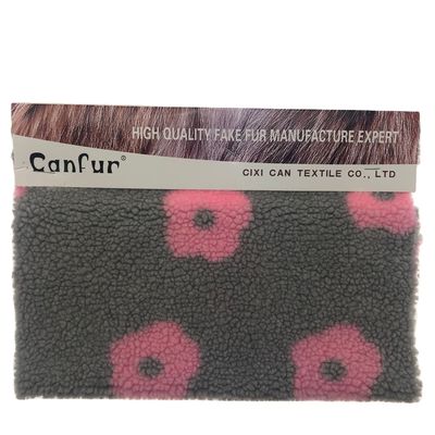 Gepersonaliseerde gebreide Jacquard Sherpa stof voor klantvereisten