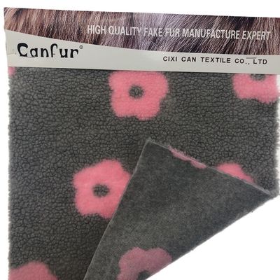 Gepersonaliseerde gebreide Jacquard Sherpa stof voor klantvereisten