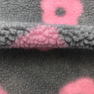 Gepersonaliseerde gebreide Jacquard Sherpa stof voor klantvereisten