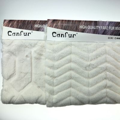 Geprinte gesneden konijnenvel pluis 1000 meter 15-25 dagen Levering 58/60" Breedte van CANFUR CN