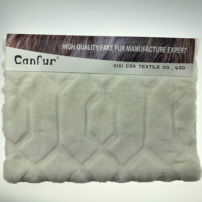 Geprinte gesneden konijnenvel pluis 1000 meter 15-25 dagen Levering 58/60" Breedte van CANFUR CN