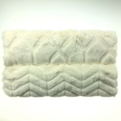 Geprinte gesneden konijnenvel pluis 1000 meter 15-25 dagen Levering 58/60" Breedte van CANFUR CN