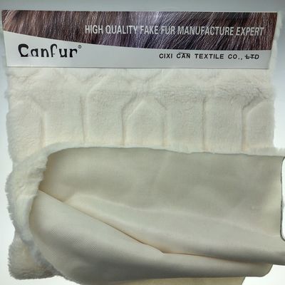 Geprinte gesneden konijnenvel pluis 1000 meter 15-25 dagen Levering 58/60" Breedte van CANFUR CN