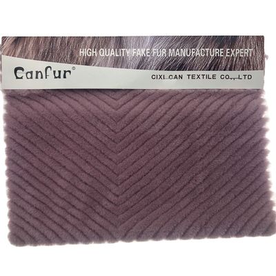 Design Plush Back Materiaal 100% Polyester Verf Konijnvel voor kleding