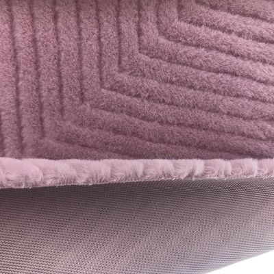 Design Plush Back Materiaal 100% Polyester Verf Konijnvel voor kleding