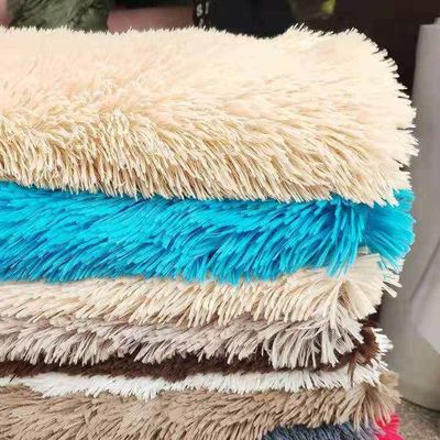 Medium Weight 260GSM gebreide plain PV Plush Stof voor het maken van speelgoed en kleding
