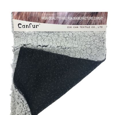 Schoon en duurzaam gedrukt Shu Velveteen stof voor winterkleding 100% polyester