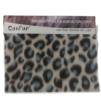 Zwak gebreide achterkant valse bont textiel voor vrouwen dekens 58/60 inch breedte