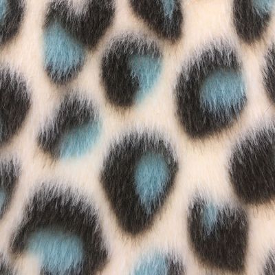 Zwak gebreide achterkant valse bont textiel voor vrouwen dekens 58/60 inch breedte