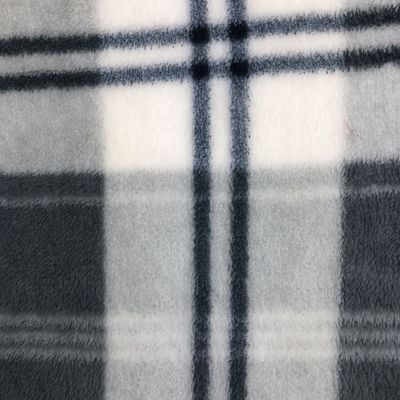 Kledingstof pluisstof 100% polyester gebreide flannelstof voor deken