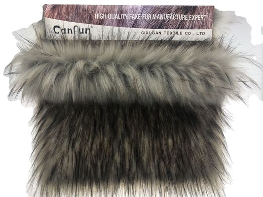 Geprinte pluis- en vachtstof voor winterkledingstukken 58/60" Breedte 1300G/M 100% acryl