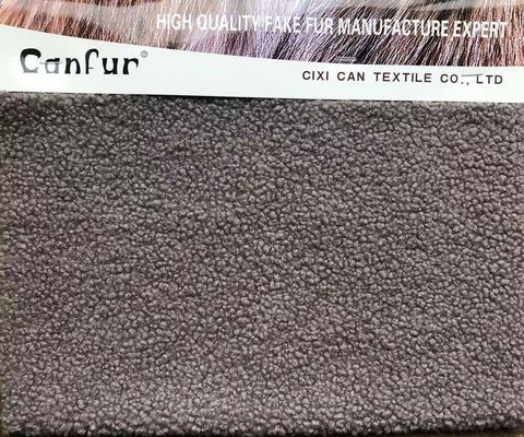 100% polyester witte nep echte sherpa pluis fleece stof voor winter accessoires