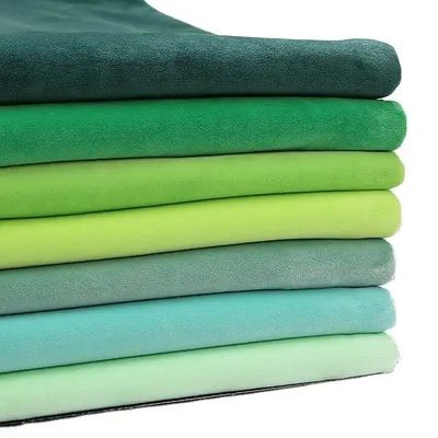 100% polyester Micro Polar Fleece Stof voor Lining Hoodie Anti Pilling 220 GSM