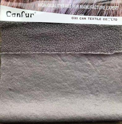 100% polyester witte nep echte sherpa pluis fleece stof voor winter accessoires