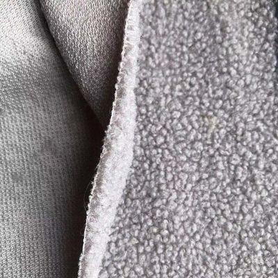 100% polyester witte nep echte sherpa pluis fleece stof voor winter accessoires