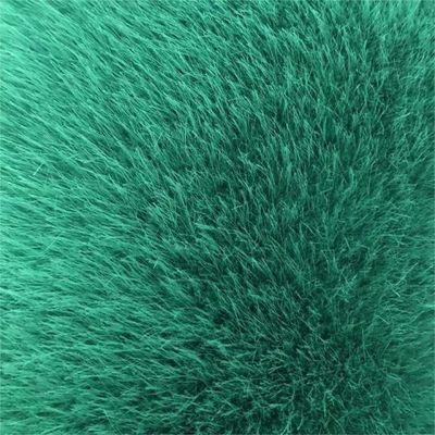 Comfortabele gebreide rugtechnieken 100% polyester valse bont mode korte bontstof