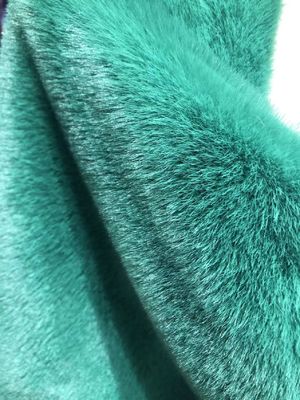 Comfortabele gebreide rugtechnieken 100% polyester valse bont mode korte bontstof