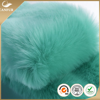 Comfortabele gebreide rugtechnieken 100% polyester valse bont mode korte bontstof
