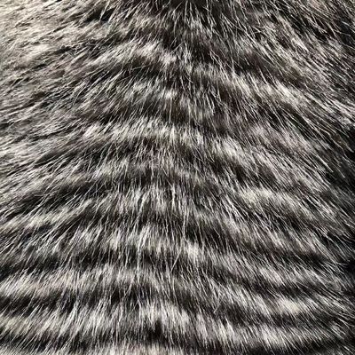 100% polyester voormateriaal Vervalste bontstof voor winterkleding in verschillende dichtheden