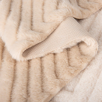 Zachte comfortabele handgevoel Xiaomi Mink 100% polyester voor populaire dameskleding