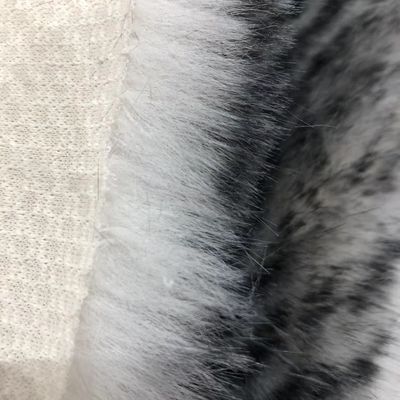 100% polyester voormateriaal Vervalste bontstof voor winterkleding in verschillende dichtheden