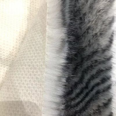 100% polyester voormateriaal Vervalste bontstof voor winterkleding in verschillende dichtheden