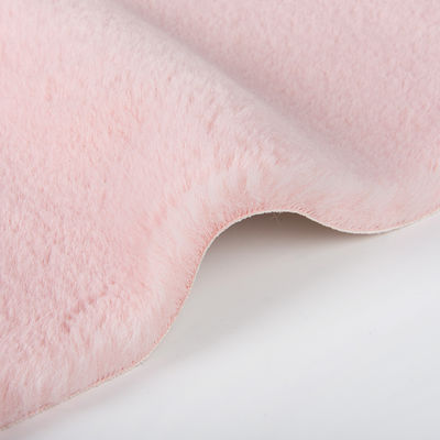 Beschrijving Fake Rabbit Fur Stof Suede Bonded Plush Stof voor kledingstukken Alle kleuren