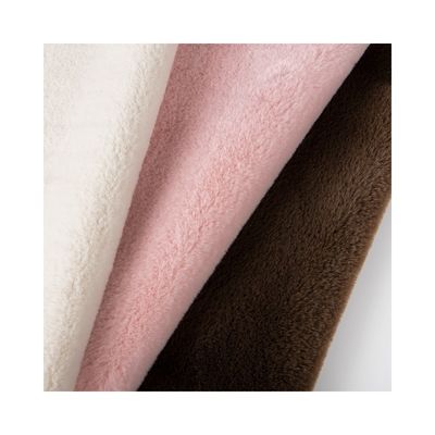 Tricot gebreide konijnenvachtstof van middelgrote tot hoge kwaliteit voor huishoudelijke textielkleding en tapijt