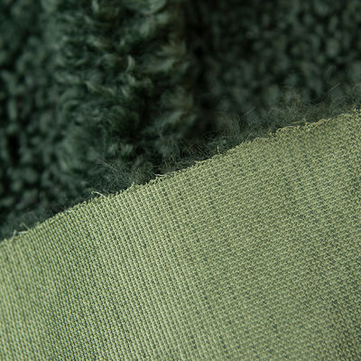 Gebreide medium gewicht 100% polyester teddy stof voor kledingstukken