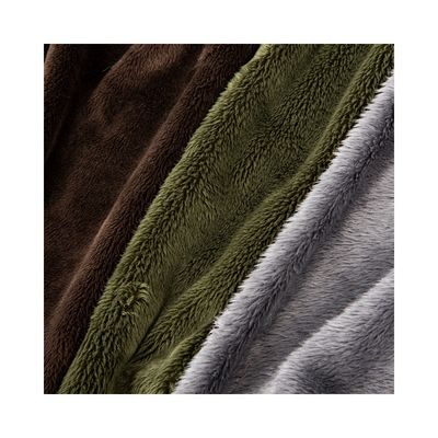 100% polyester zachte sherpa vlies korte bont stof voor speelgoed jas aanpasbaar